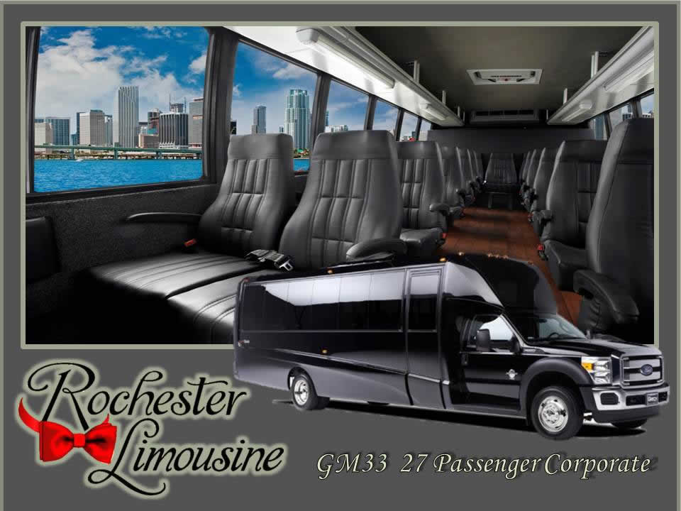 Rochester Limos 27 Passenger Corporate Bus